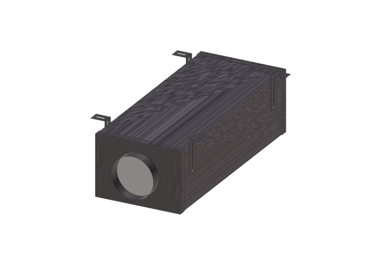 Plenum COMPACT silenziatore AIR400 DN160-DN90 - Caleffi Plenum COMPACT silenziatore AIR400 DN160-DN90 - Caleffi