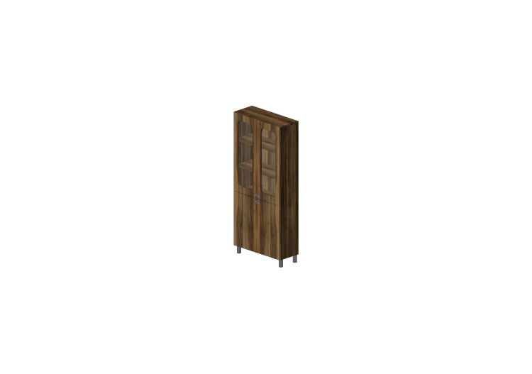 Móveis 3D - Exibidor duas portas (2 compartimentos) - ACCA... Móveis 3D - Exibidor duas portas (2 compartimentos) - ACCA...