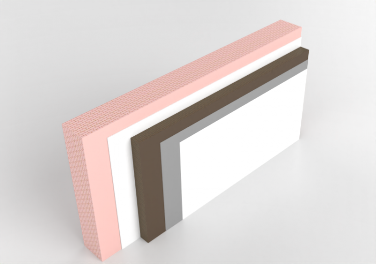 Self-glued brown cork thk. 12 cm - VieroClima S [434.50] -...