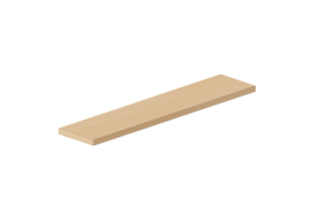Colgantes 3D - Estante 70x15cm borde cuadrado