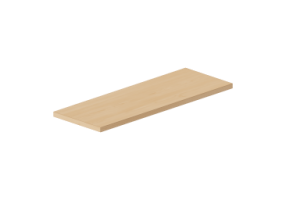 Colgantes 3D - Estante 70x25cm borde cuadrado