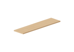 Colgantes 3D - Estante 100x25cm borde cuadrado