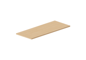 Arm&aacute;rios a&eacute;reos 3D - Superf&iacute;cie prateleira 100x40cm borda serrada