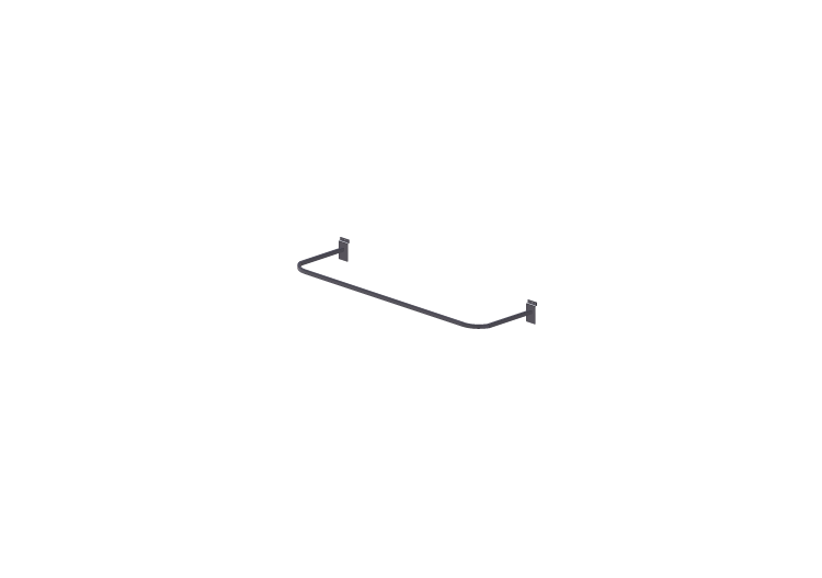 Accessoires 3D - Barre d'accrochage à peigne 100x30cm -... Accessoires 3D - Barre d'accrochage à peigne 100x30cm -...