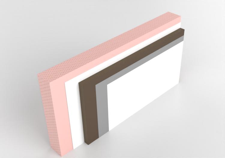 Self-glued brown cork thk. 10 cm - VieroClima S [414.50] -...