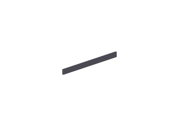 3D Accessories - Rectangular Bracket 50cm - ACCA software 3D Accessories - Rectangular Bracket 50cm - ACCA software