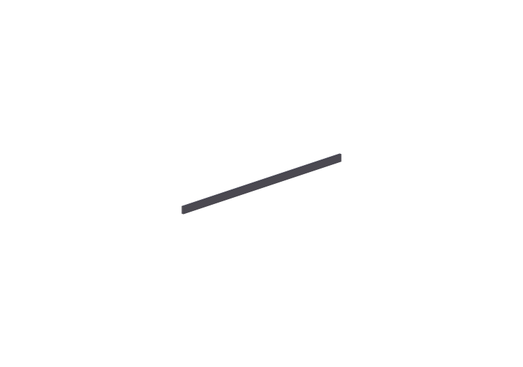 Accessori 3D - Staffa rettangolare 100cm - ACCA software Accessori 3D - Staffa rettangolare 100cm - ACCA software