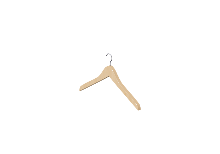 Accessori 3D - Gruccia appendiabito in legno - ACCA... Accessori 3D - Gruccia appendiabito in legno - ACCA...