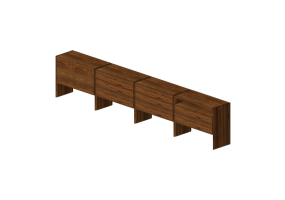 3D Furniture - Wooden buffet - Artzzi - Plus