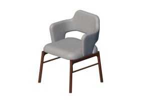 Chaises 3D - Chaise en tissu - Artzzi - Josi