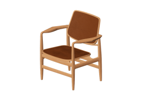 Sillas 3D - Silla de madera - Artzzi - Oscar