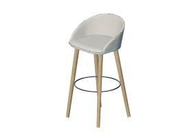 Chaises 3D - Tabouret en tissu - Artzzi - Pix