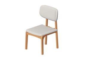 Chaises 3D - Chaise en tissu - Artzzi - Selena