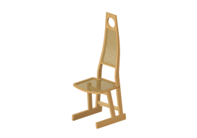 3D Chairs - 木椅 - Artzzi - Menna