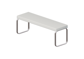 Chairs and Sofas 3D - Leather bench - Artzzi - Doha