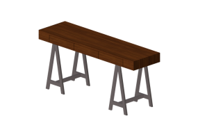 Scrivanie 3D - Scrivania in legno - Artzzi - Cavalete
