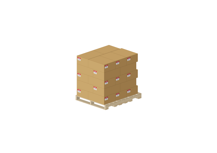 Modelos 3D - Palet con cajas - ACCA software Modelos 3D - Palet con cajas - ACCA software