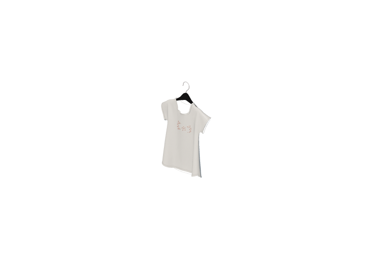 Modelos 3D - T-shirt niña - ACCA software Modelos 3D - T-shirt niña - ACCA software