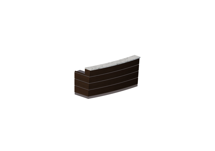 3D Bartheken - Bartheke linear 240x120cm - ACCA software 3D Bartheken - Bartheke linear 240x120cm - ACCA software