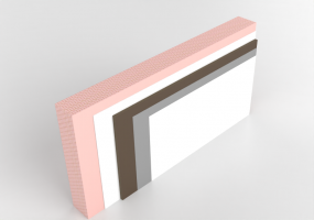 Self-glued brown cork thk. 4 cm - VieroClima S [354.50]