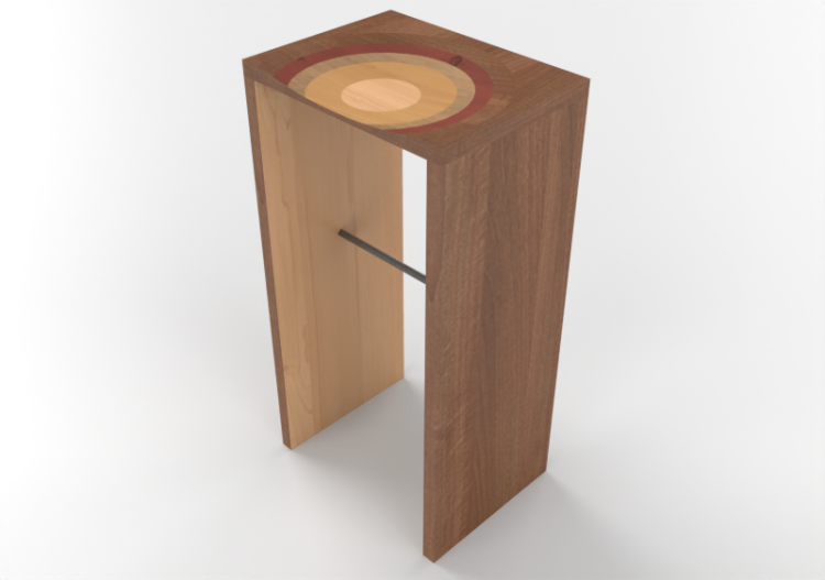 Sedie 3D - Sgabello in legno - Horm - Ripples - ACCA...