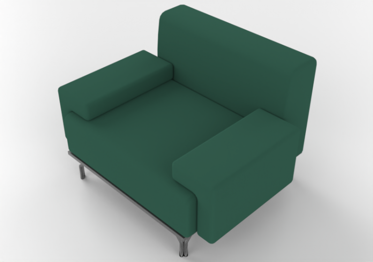 3D Sessel und Sofas - Sessel aus Stoff - Horm - Summit -...