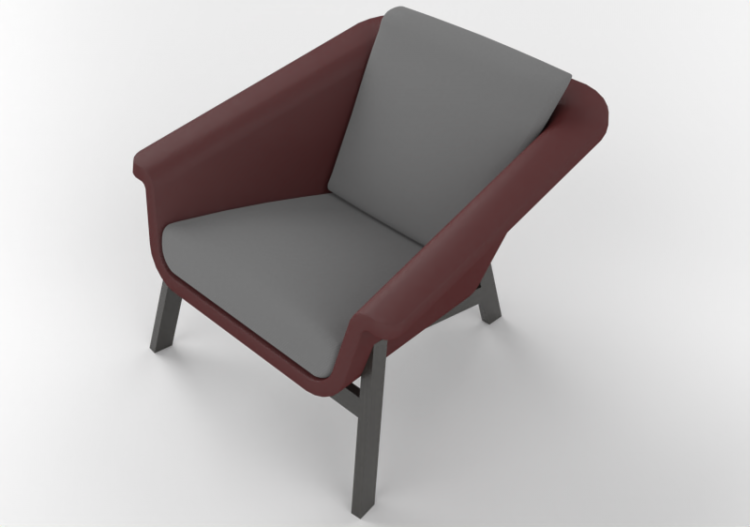 Divans 3D - Fauteuil en tissu - Horm - Sienna - ACCA...