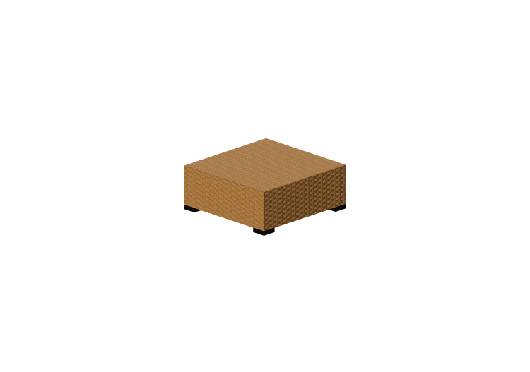 3D Tische - Rattan Tisch 75x75cm - ACCA software 3D Tische - Rattan Tisch 75x75cm - ACCA software