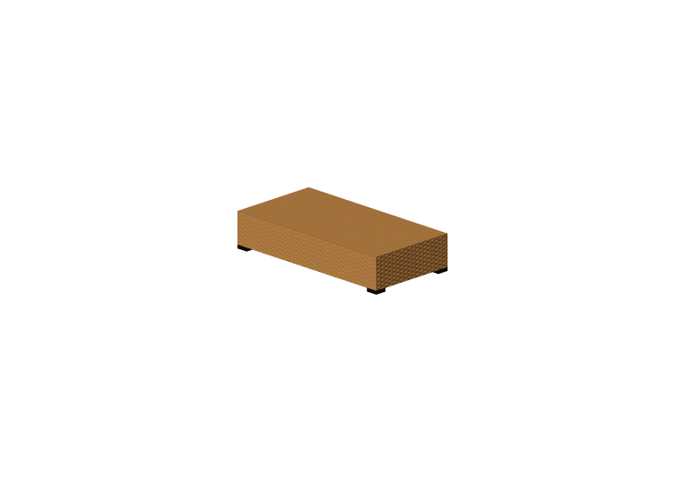 Tables 3D - Petite table en osier 150x75cm - ACCA software Tables 3D - Petite table en osier 150x75cm - ACCA software