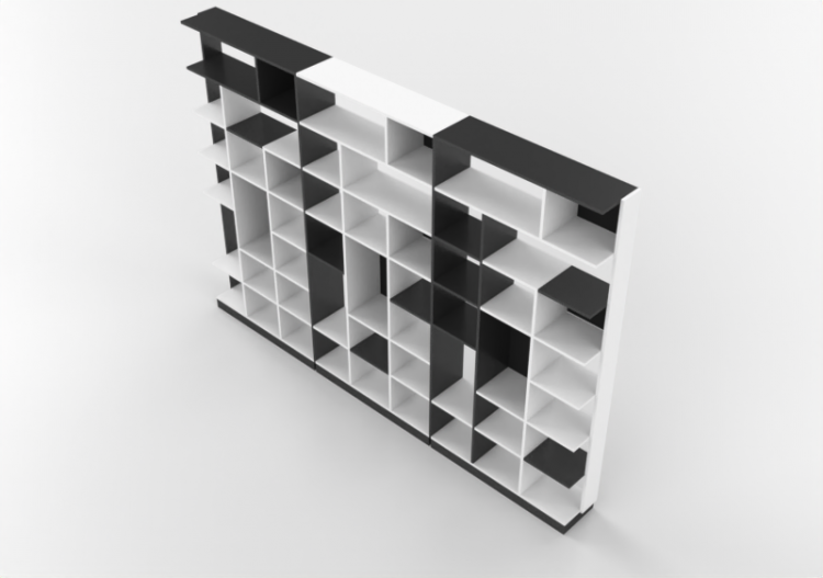 3D Book shelf - Plastic bookshelf - Horm - Sudoku - ACCA...