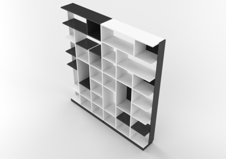 Bibliothèque 3D - Bibliothèque en plastique - Horm - Sudoku...
