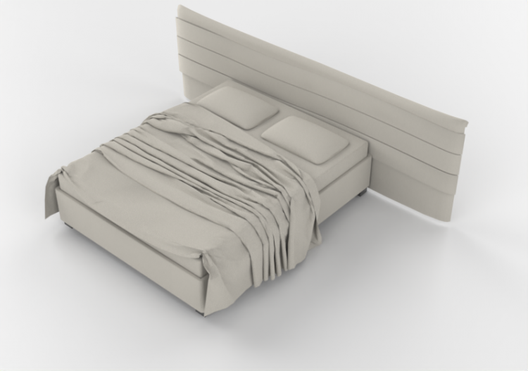 Letti 3D - Letto matrimoniale - Horm - Tasca Large - ACCA...