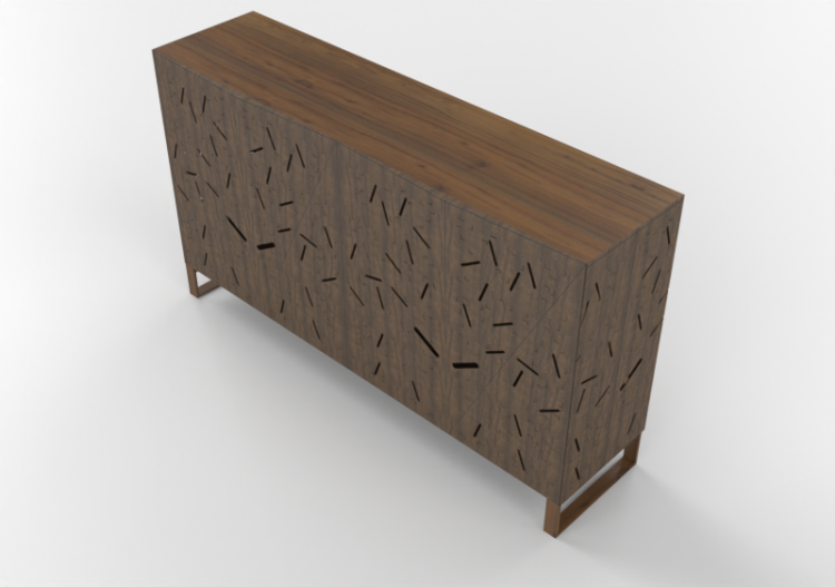 3D Schränke und Kommoden - Kommode aus Holz - Horm -...