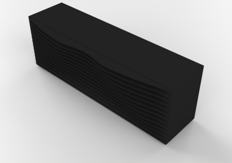 Armadi 3D - Comò in legno - Horm - Tide - ACCA software