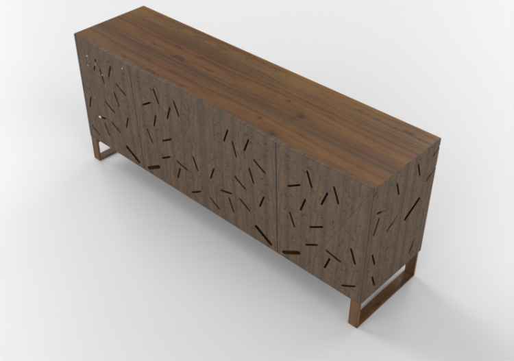 3D Schränke und Kommoden - Kommode aus Holz - Horm -...