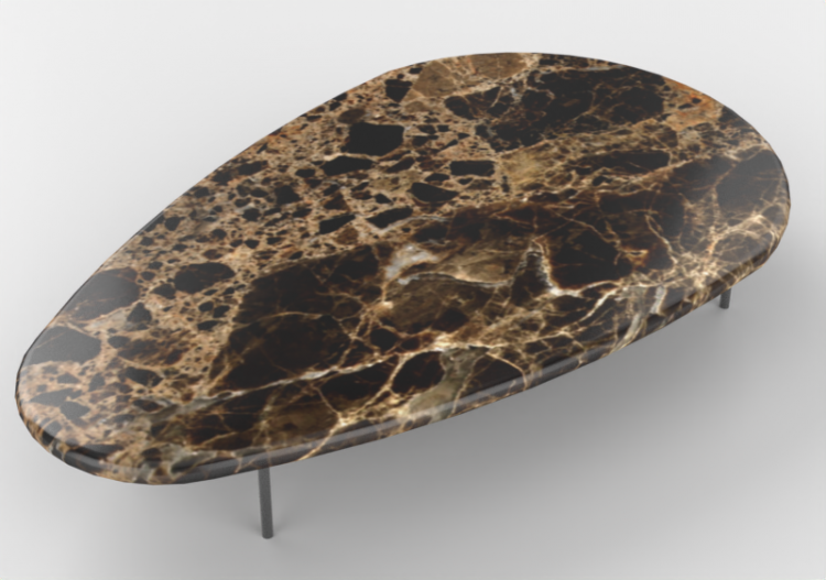 3D Tables - Marble coffee table - Horm - Lily - ACCA...