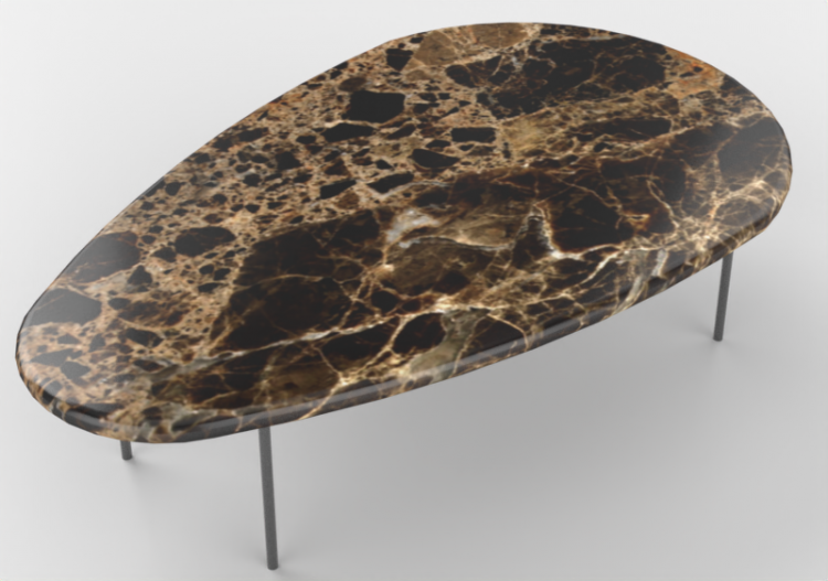 3D Tables - Marble coffee table - Horm - Lily - ACCA...