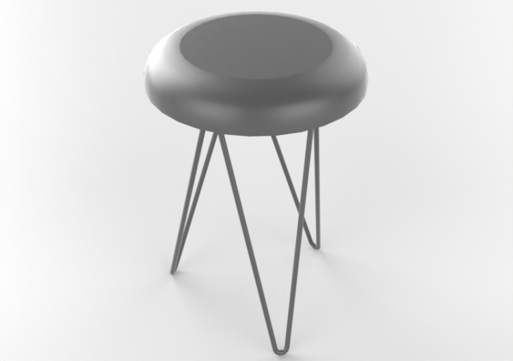 3D Tables - Metal Table - Horm - Meduse - ACCA software
