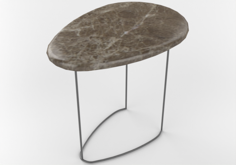 Tavoli 3D - Tavolino in marmo - Horm - Lily - ACCA software
