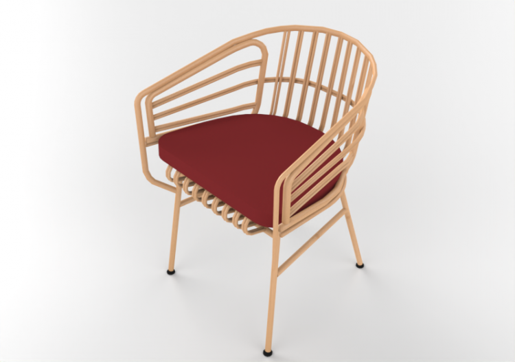 3D Chairs - Wooden Chair - Horm - Raphia - ACCA software