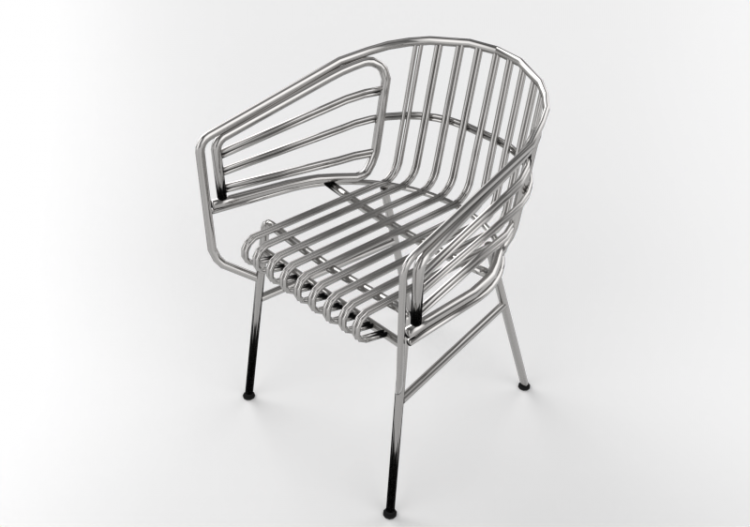 3D Stühle - Aluminium Stuhl - Horm - Raphia - ACCA software