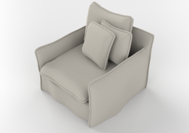 3D Sessel und Sofas - Sofa aus Stoff - Horm - Milos - ACCA...