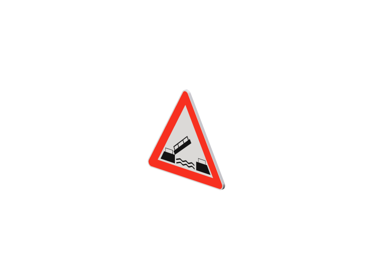 3D Signage - Opening or swing bridge ahea - ACCA software 3D Signage - Opening or swing bridge ahea - ACCA software