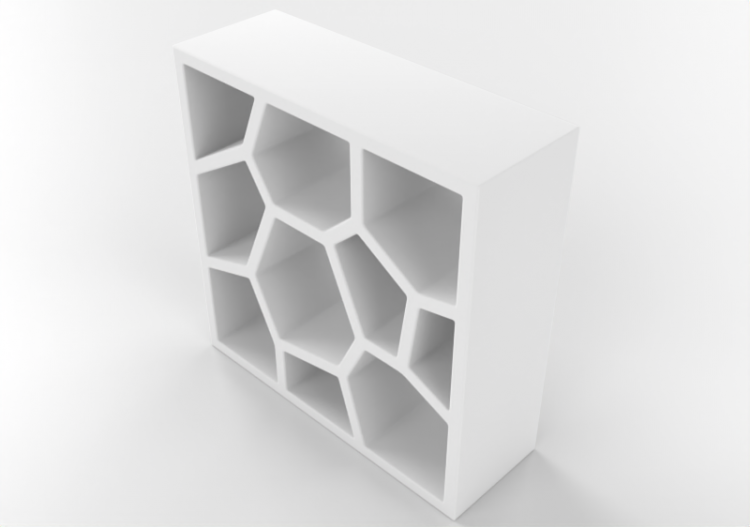 Librerías y Contenedores 3D - Librería de plástico - Horm -...