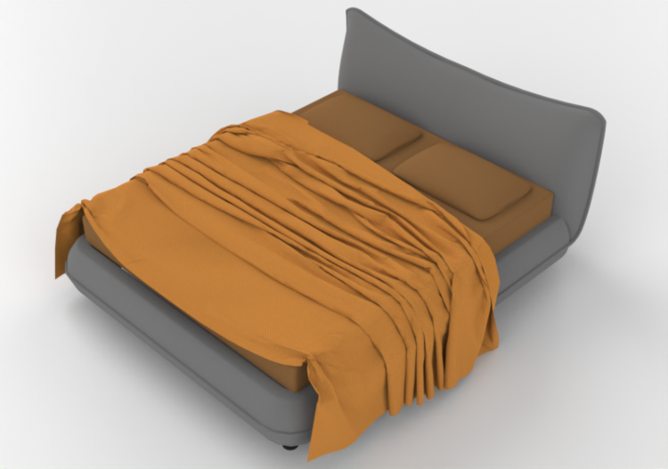 Lits 3D - Lit deux places - Horm - Nest - ACCA software