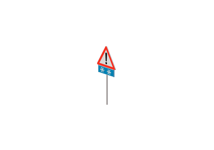Signalisations 3D - Danger général avec panneau intégratif... Signalisations 3D - Danger général avec panneau intégratif...