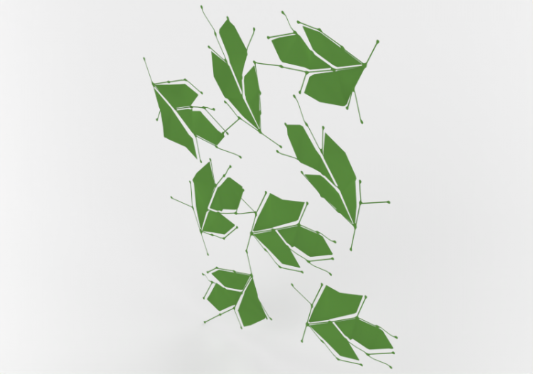 Accessori 3D - Divisorio modulare sospeso in plastica -...