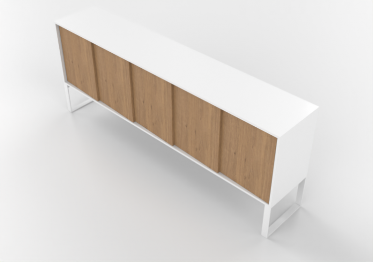 Armarios y Cómodas 3D - Mueble de madera - Horm - Oblique -...