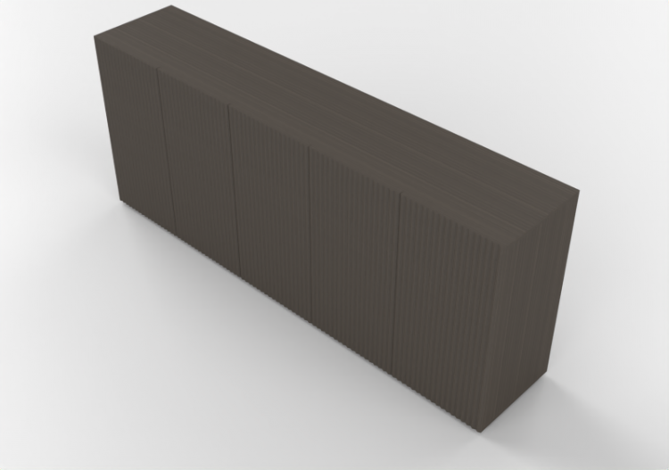 Armadi 3D - Madia in legno - Horm - Leon - ACCA software