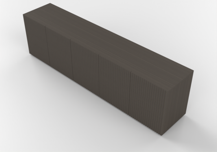 Armoires 3D - Buffet en bois - Horm - Leon - ACCA software